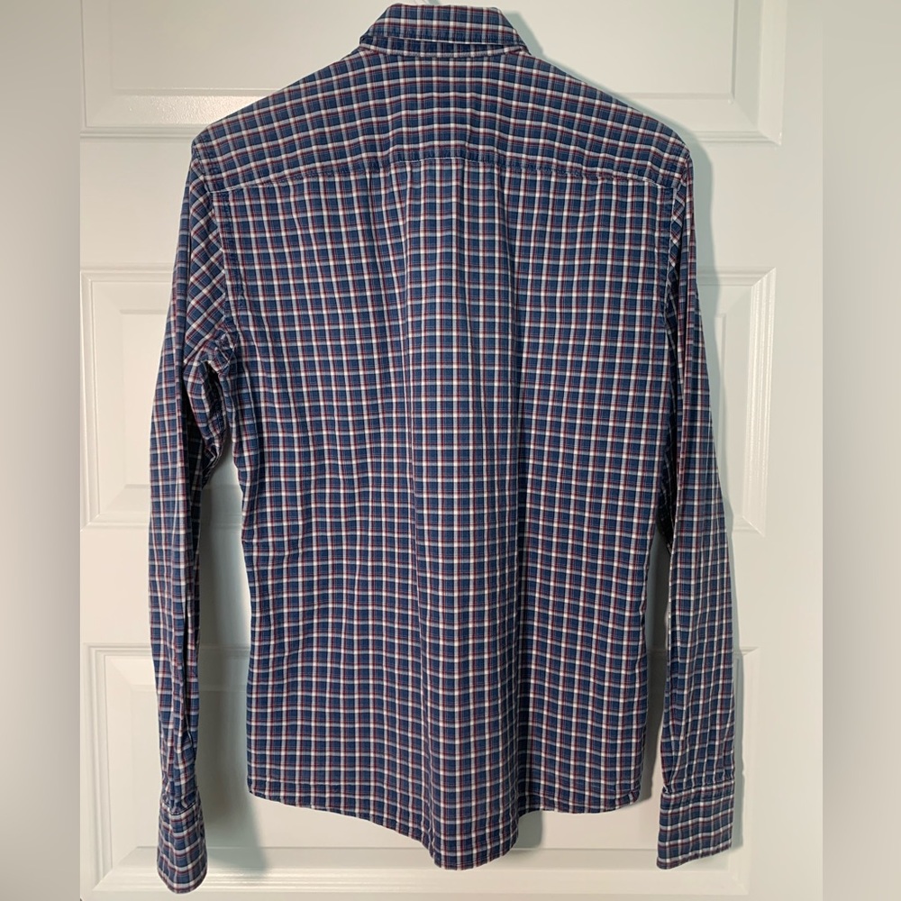Hugo Boss checkered cotton button- down - Picture 2 of 7